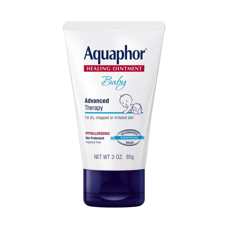 slide 1 of 17, Aquaphor Baby Healing Ointment - Advanced Therapy to Help Heal Diaper Rash and Chapped Skin - 3oz. Tube, 3 oz