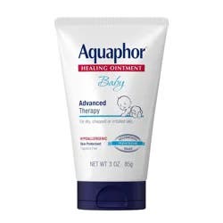 Aquaphor Baby Healing Ointment - Advanced Therapy to Help Heal Diaper Rash and Chapped Skin - 3oz. Tube