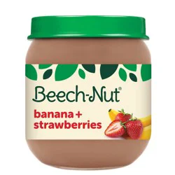Beech-Nut Stage 2 (6+ Months) Banana & Strawberries 4 oz