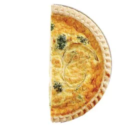 Broccoli Cheddar Quiche Half - 1 Ea