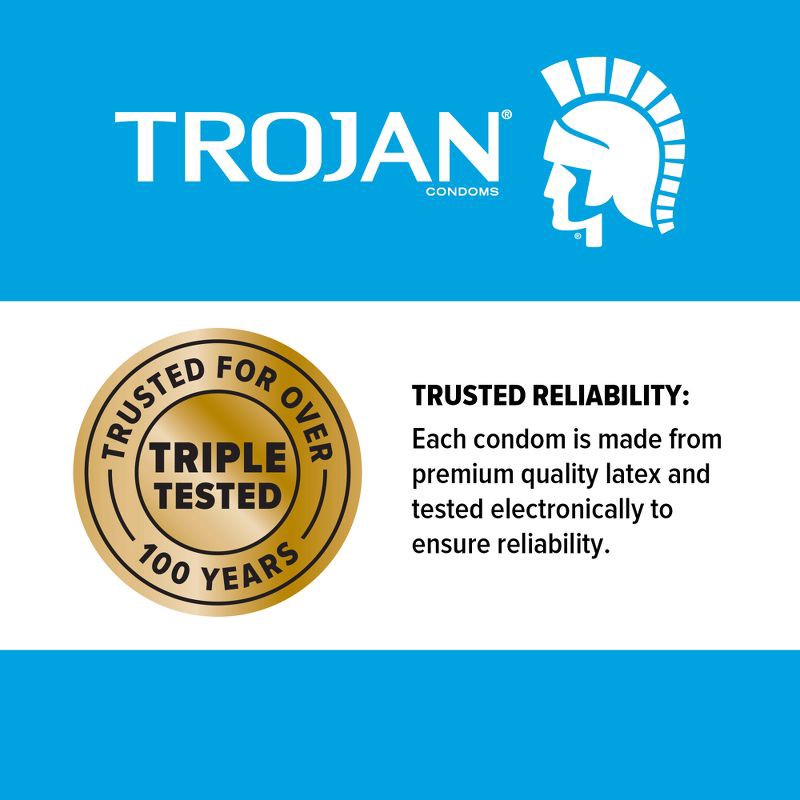 slide 5 of 10, Trojan Armor Ultra Thin Spermicidal Lubricated Latex Condoms - 12ct, 12 ct