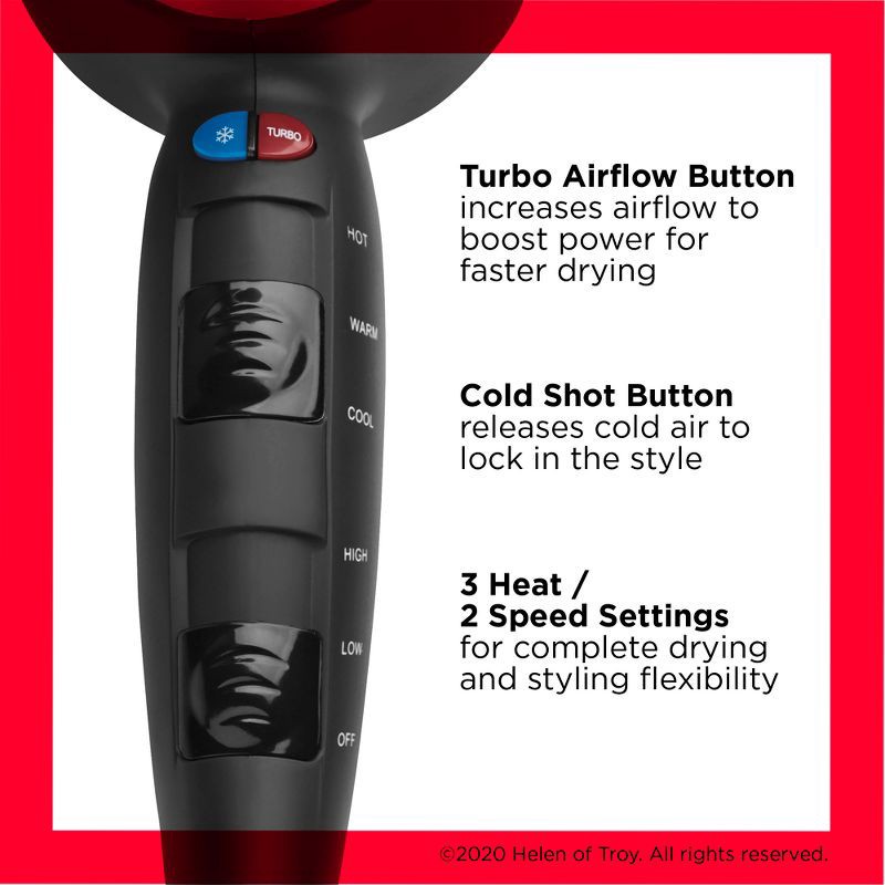 slide 3 of 6, Revlon Perfect Heat Volumizing Turbo Hair Dryer - 1875 Watt, 1 ct