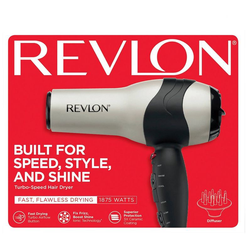 slide 4 of 4, Revlon Perfect Heat Volumizing Turbo Hair Dryer - 1875 Watt, 1 ct