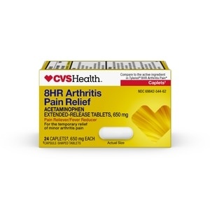 slide 1 of 1, CVS Health Arthritis Pain Relief Caplets, 24 Ct, 24 ct