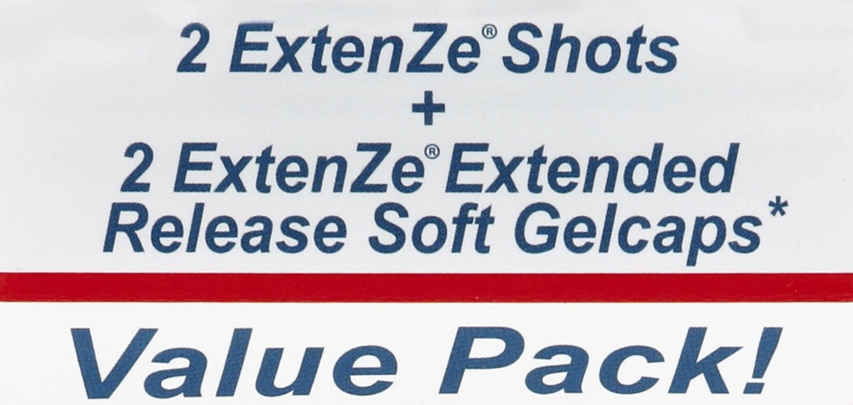 slide 2 of 6, Extenze Male Enhancement Nutritional Supplement Combo Pack, 2 ct; 2 fl oz; 59 ml