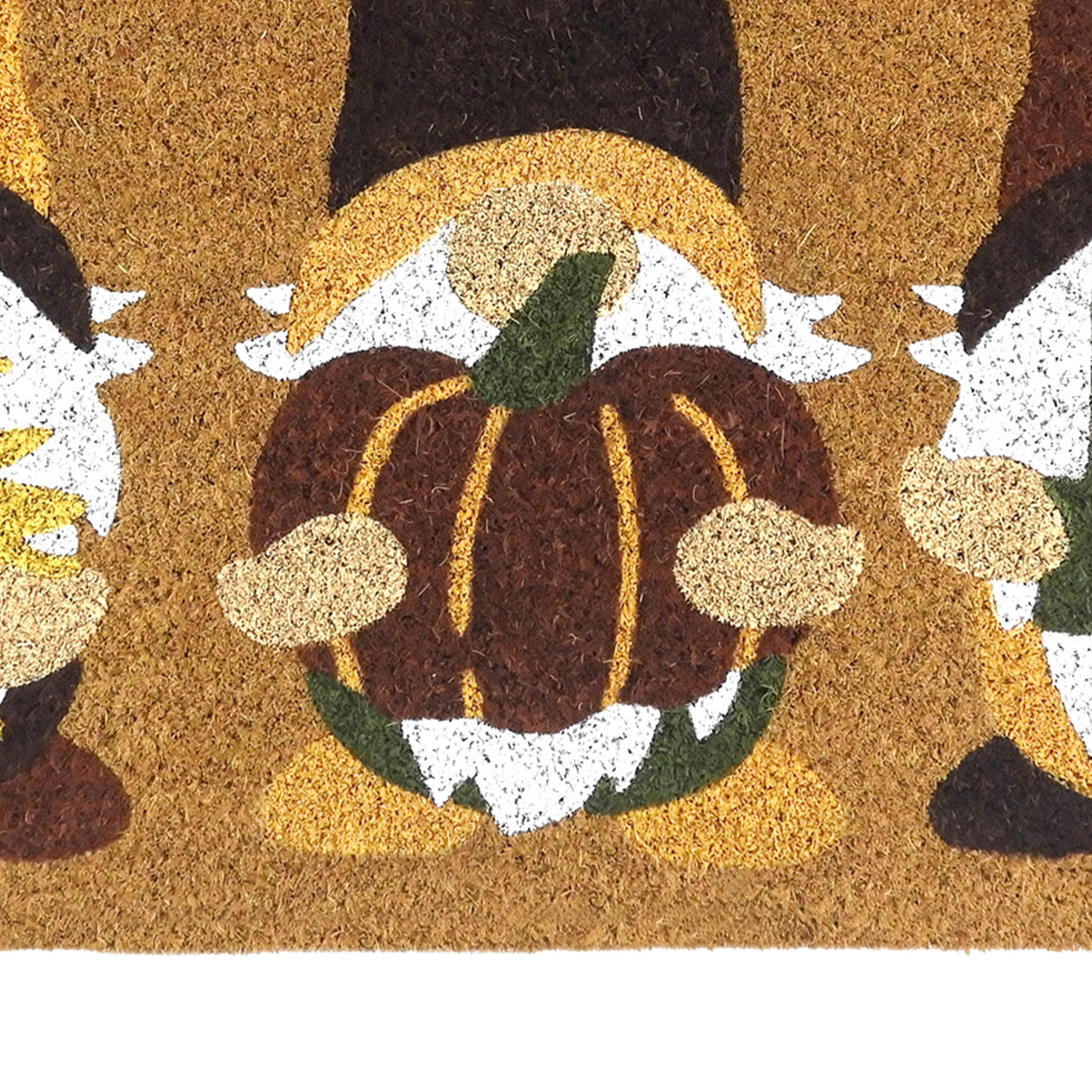 slide 3 of 3, Allure Three Gnomes Doormat, 17 in x 29 in, Brown, 17 x 29 