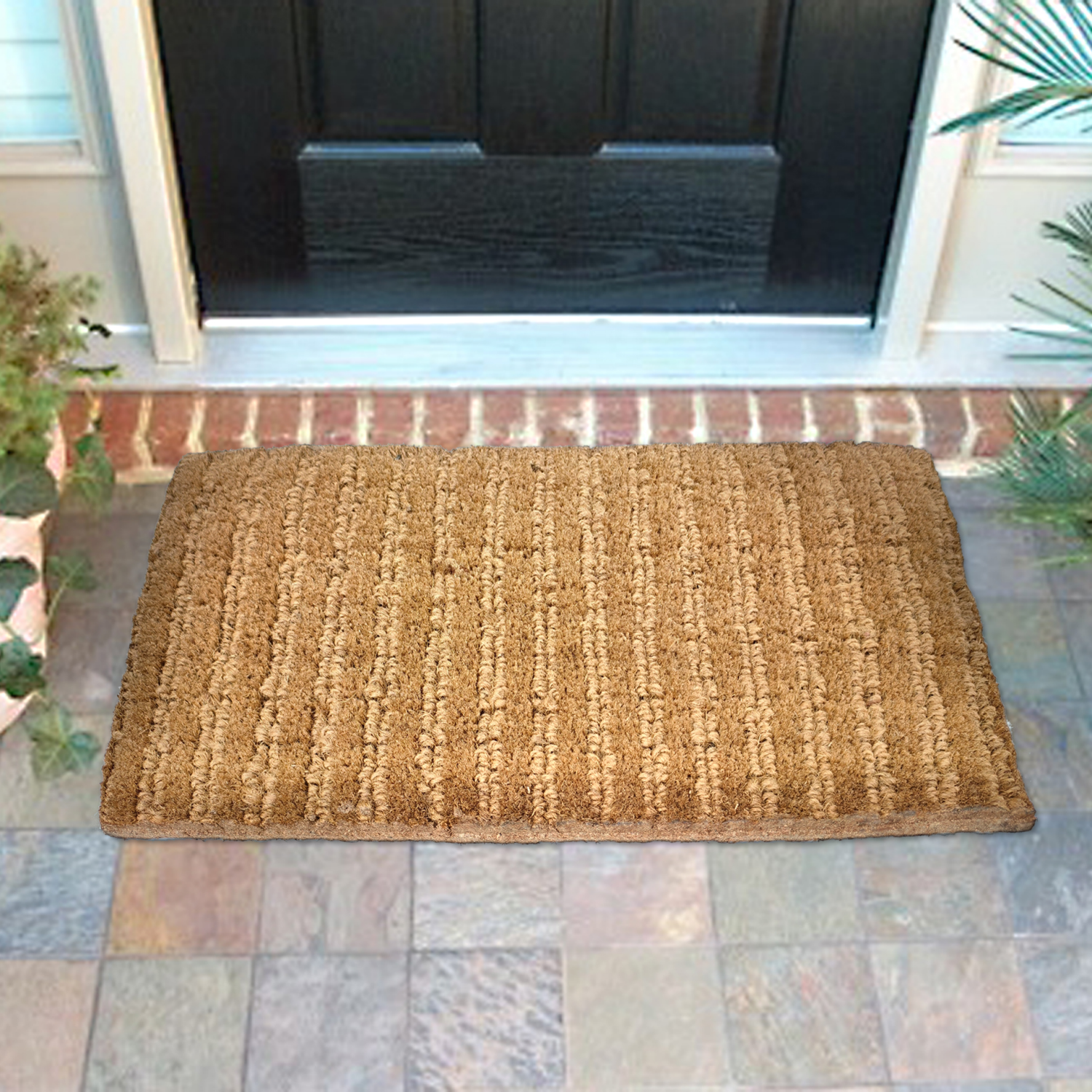 slide 3 of 3, Allure Coir Weave Doormat, 17 x 29 