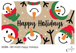 Allure Multi Snowmen Doormat, 17 In X 29 In, Multi