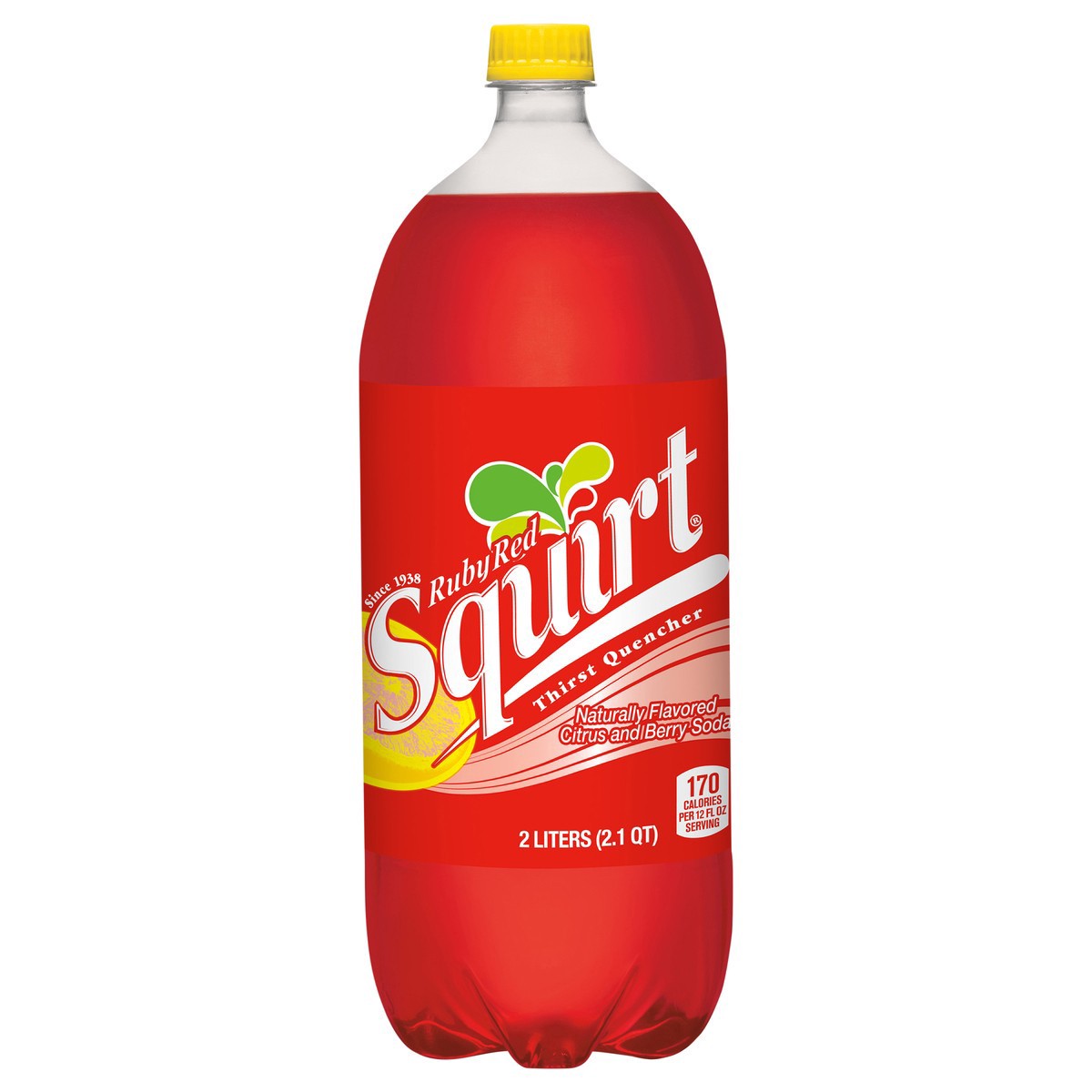 slide 1 of 2, Squirt Ruby Red Grapefruit Soda, 2 L bottle, 