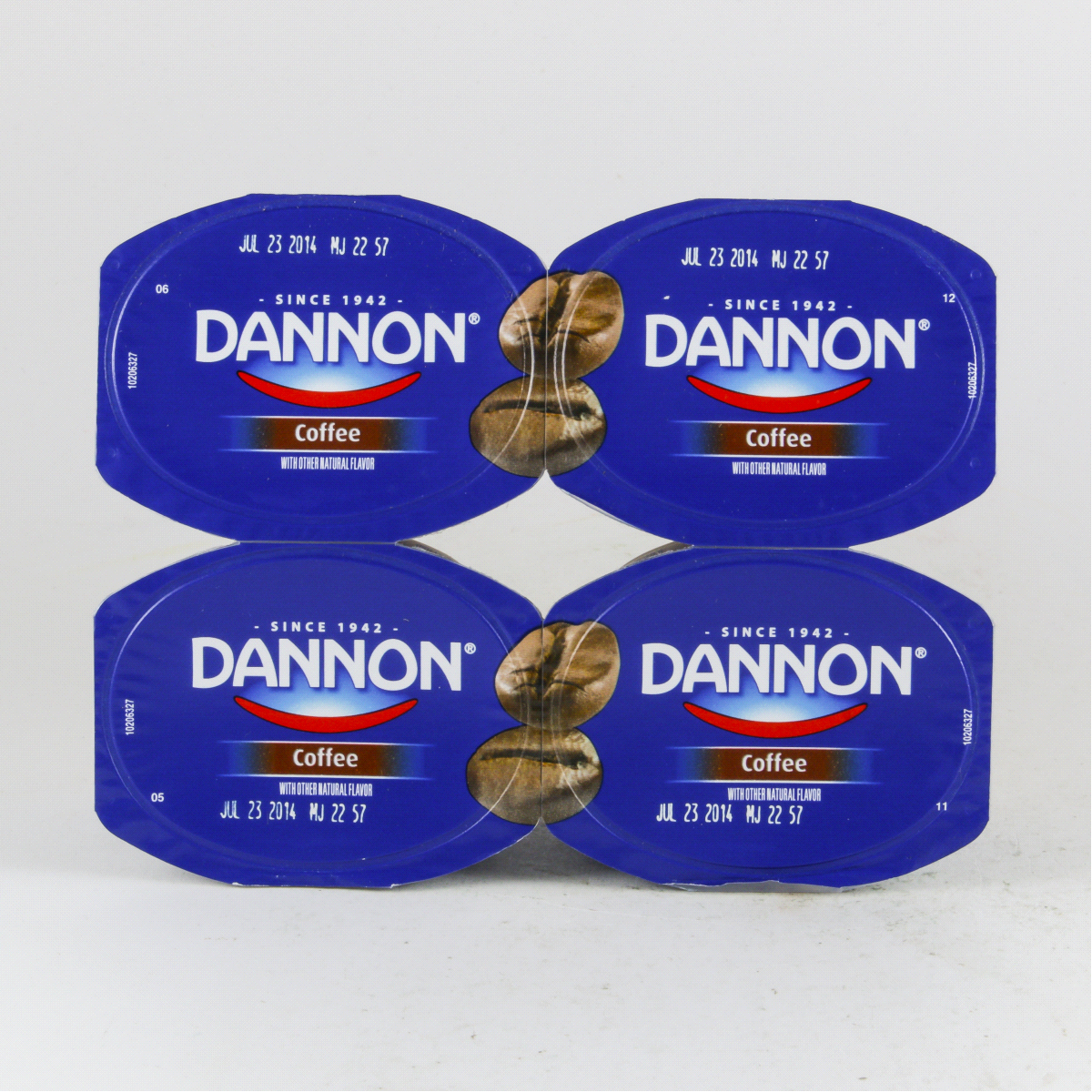 slide 4 of 5, Dannon Coffee Low Fat Yogurt Pack, Good Source of Calcium and Protein with the Rich and Creamy Taste of Coffee Flavored Yogurt, 4 Ct, 5.3 OZ Containers, 5.3 oz