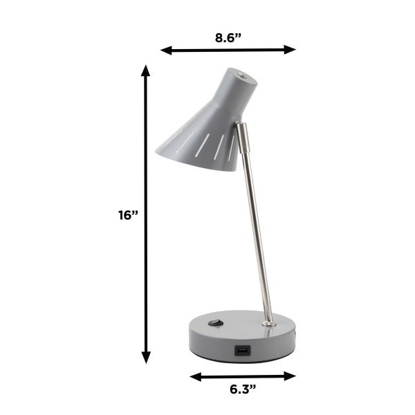 slide 8 of 8, Realspace 48"W Lancott Computer Desk, Dark Brown, 1 ct