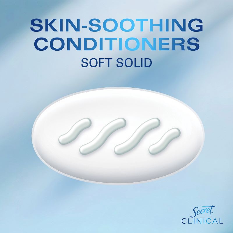 slide 5 of 11, Secret Clinical Strength Solid Antiperspirant & Deodorant for Women - Light & Fresh - 2.6oz, 2.6 oz