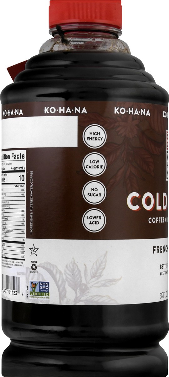 slide 8 of 13, Kohana French Roast Cold Brew Coffee Concentrate - 32 oz, 32 oz