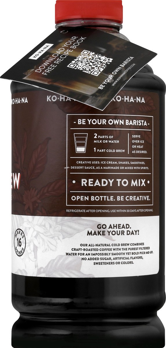 slide 9 of 13, Kohana French Roast Cold Brew Coffee Concentrate - 32 oz, 32 oz