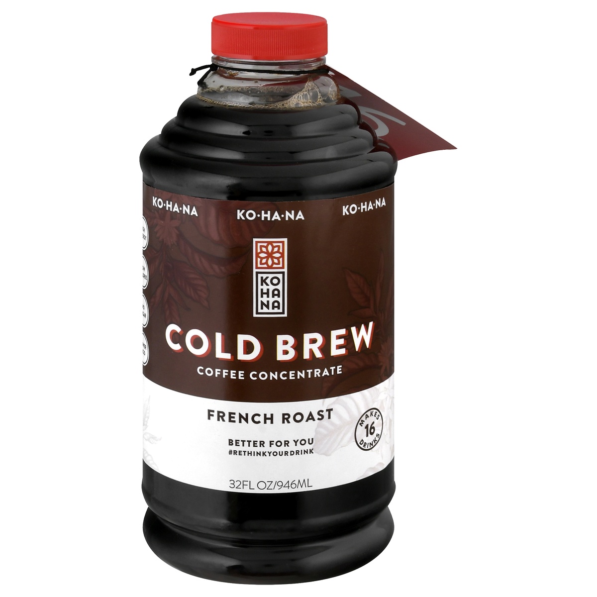 slide 1 of 1, Kohana Coffee Cold Brew Concentrate French Roast Bottle, 32 oz