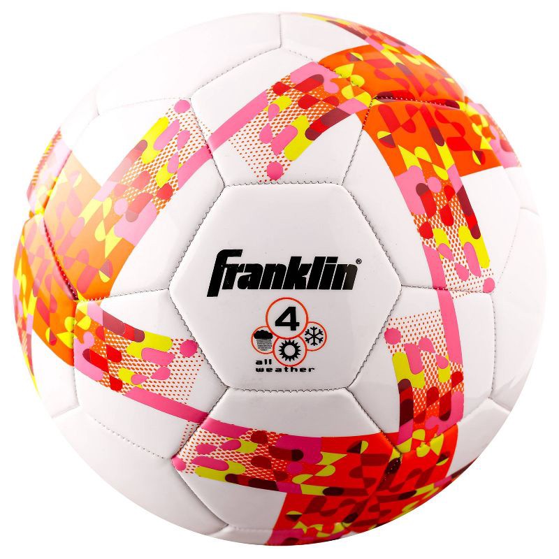 slide 1 of 2, Franklin Sports Competition Size 4 Soccer Ball - Pink, 1 ct
