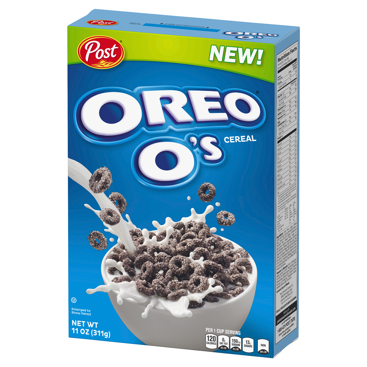 slide 4 of 5, Post Oreo O's Breakfast Cereal - 11oz, 11 oz