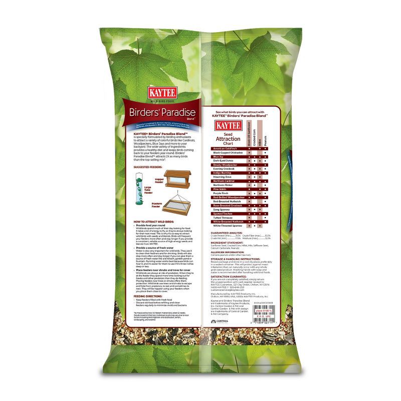 slide 2 of 11, Kaytee Birder's Paradise Blend Bird Food - 8lbs, 8 lb