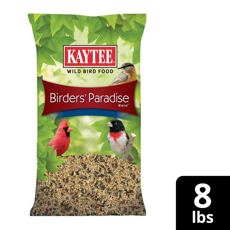 slide 6 of 11, Kaytee Birder's Paradise Blend Bird Food - 8lbs, 8 lb