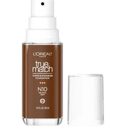 L'Oreal Paris True Match Super-Blendable Foundation Medium Coverage - N10, Deep