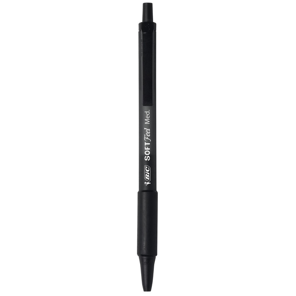 slide 2 of 5, BIC Retractable Ballpoint Pen, 12ct - Black, 12 ct