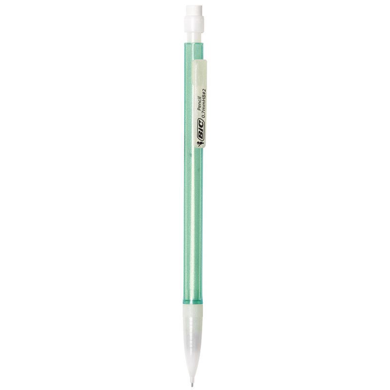 slide 3 of 6, BIC #2 Xtra Sparkle Mechanical Pencils, 0.7mm, 8ct - Multicolor: School Supplies, Kids Stationery, Plastic, Retractable, 8 ct