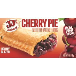 JJ's Bakery Lightly Glazed Cherry Pie 4 oz