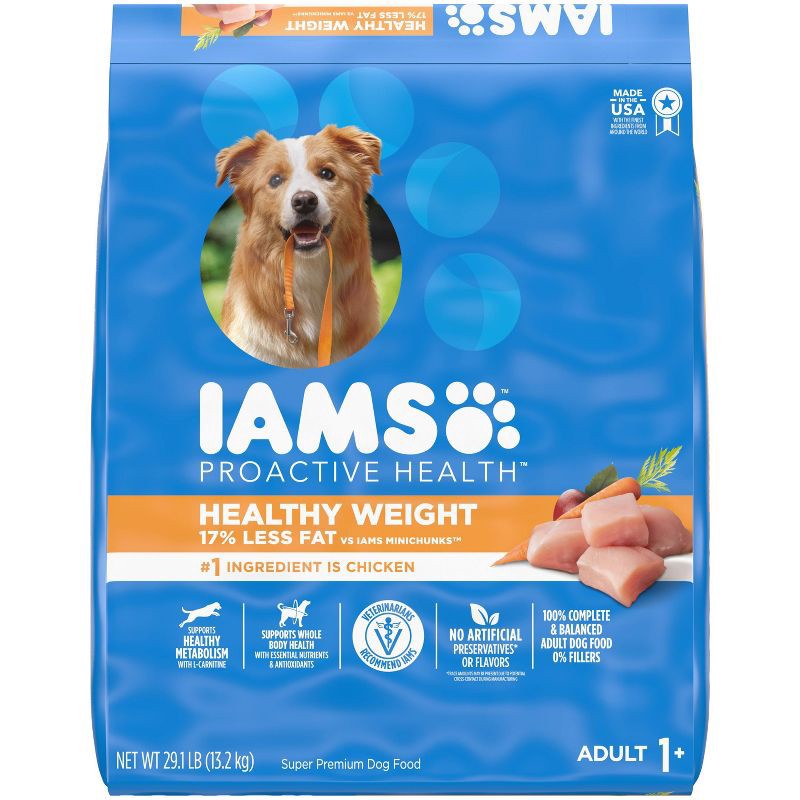 slide 1 of 10, IAMS Proactive Health Weight Control Chicken Flavor Adult Dry Dog Food - 29.1lbs, 29.1 lb