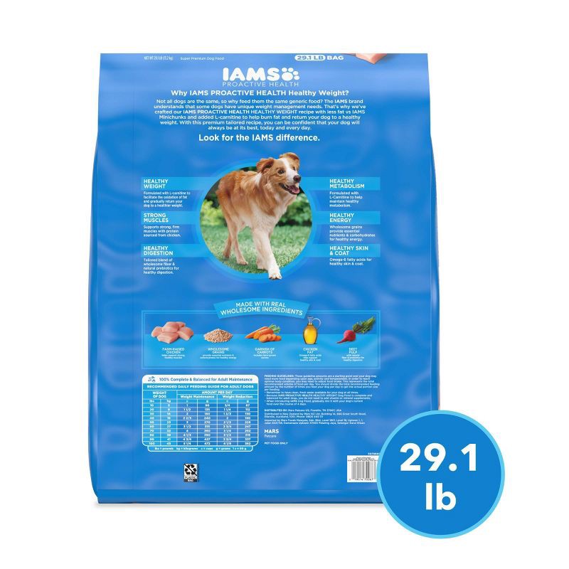 slide 2 of 11, IAMS Proactive Health Weight Control Grain with Chicken Flavor Dry Dog Food - 29.1lbs, 29.1 lb