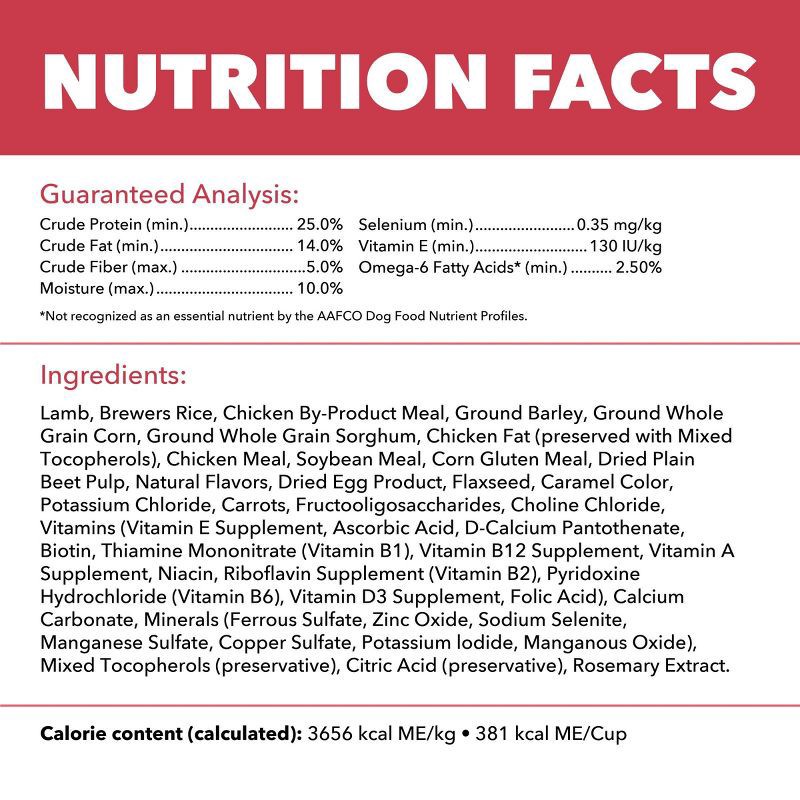 slide 9 of 11, IAMS Proactive Health Minichunks Lamb and Rice Flavor Dry Dog Food - 30lbs, 30 lb