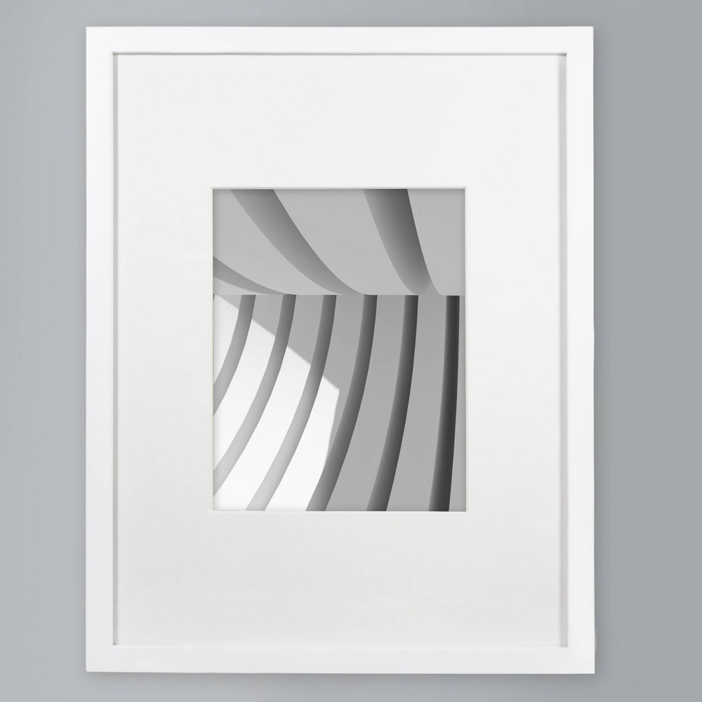 slide 2 of 6, 14" x 18" Matted to 8" x 10" Thin Gallery Frame White - Made By Design, 1 ct