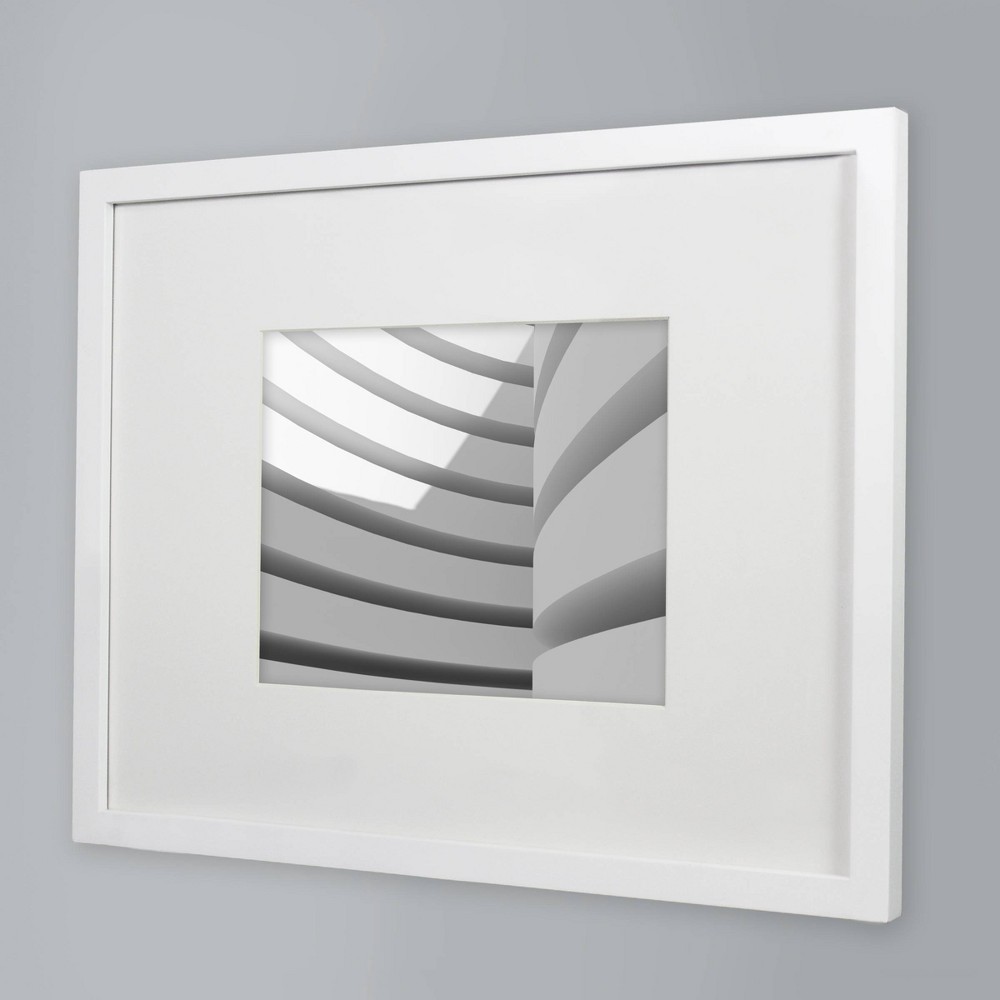 slide 3 of 6, 14" x 18" Matted to 8" x 10" Thin Gallery Frame White - Made By Design, 1 ct