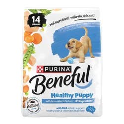 Purina Beneful Healthy Puppy Real Chicken Flavor Dry Dog Food - 14lbs
