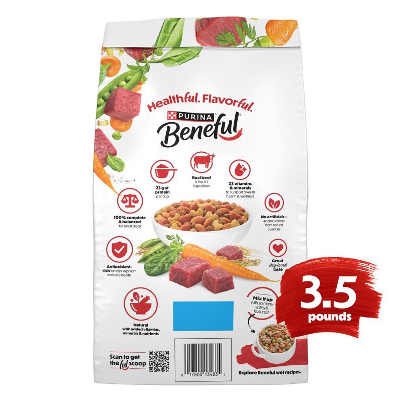 slide 11 of 15, Purina Beneful Originals Real Beef Flavor Dry Dog Food - 3.5lbs, 3.5 lb