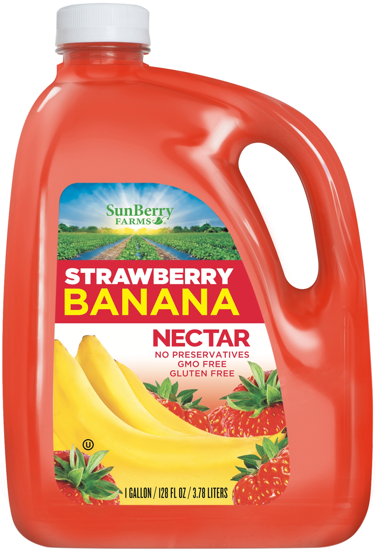 slide 1 of 2, Sunberry Farms Strawberry Banana Nectar, 