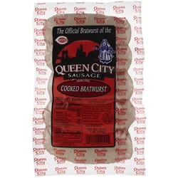 Queen City Sausage Cooked Bratwurst, 5 pk, 16 oz