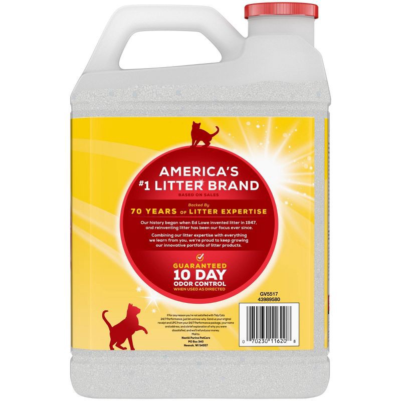 slide 2 of 5, Purina Tidy Cats 24/7 Performance Clumping Scoop Cat & Kitty Litter for Multiple Cats - 20lbs, 20 lb