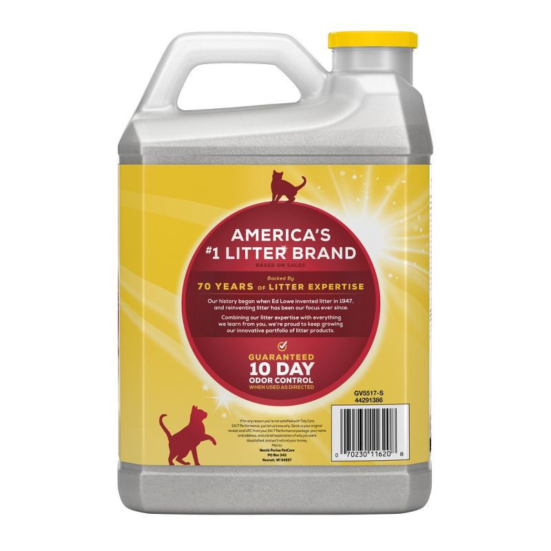 slide 2 of 10, Purina Tidy Cats 24/7 Performance Clumping Scoop Cat & Kitty Litter for Multiple Cats - 20lbs, 20 lb