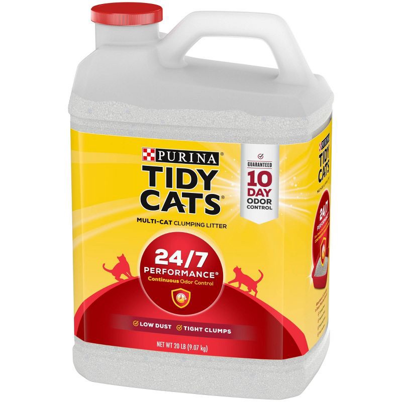 slide 5 of 5, Purina Tidy Cats 24/7 Performance Clumping Scoop Cat & Kitty Litter for Multiple Cats - 20lbs, 20 lb