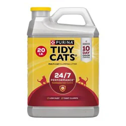 Purina Tidy Cats 24/7 Performance Clumping Scoop Cat & Kitty Litter for Multiple Cats - 20lbs