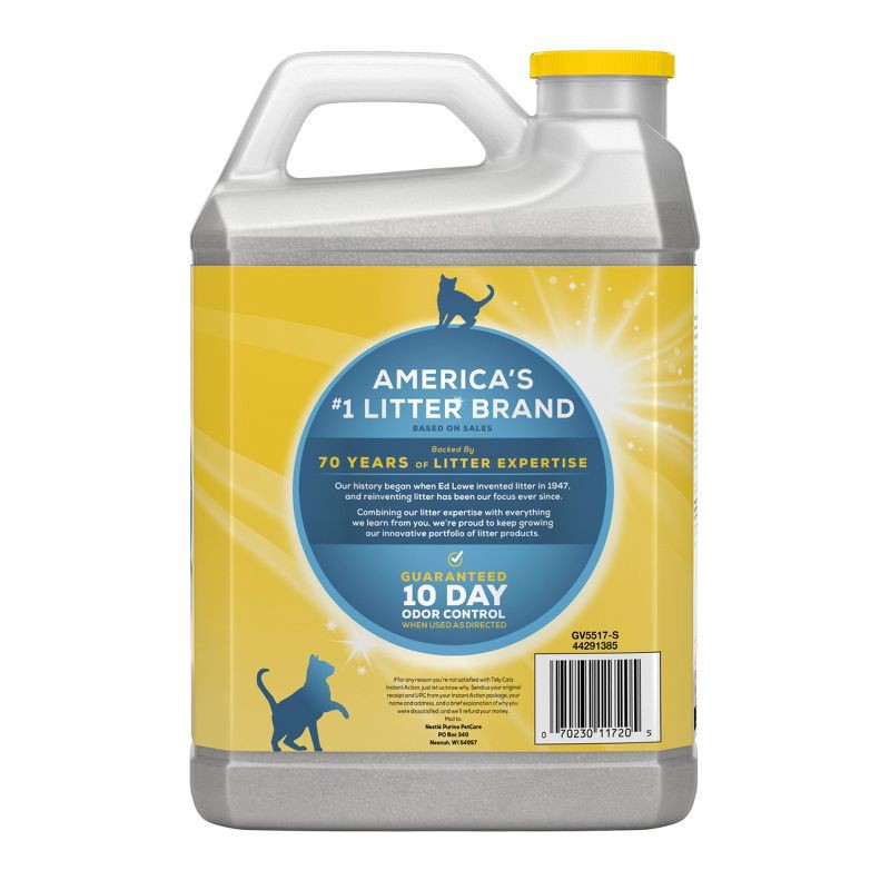 slide 2 of 9, Purina Tidy Cats Instant Action Low Dust Clumping Scoop Cat & Kitty Litter for Multiple Cats - 20lbs, 20 lb