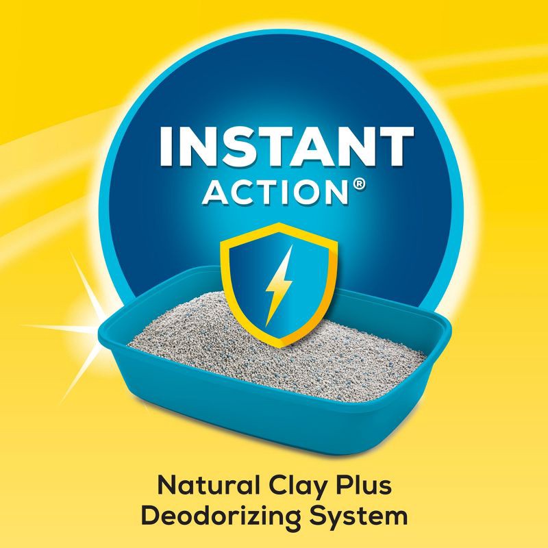 slide 3 of 9, Purina Tidy Cats Instant Action Low Dust Clumping Scoop Cat & Kitty Litter for Multiple Cats - 20lbs, 20 lb