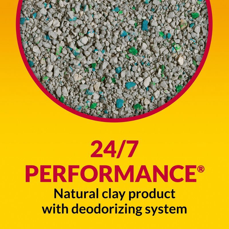 slide 4 of 8, Purina Tidy Cats 24/7 Performance Non-Clumping Cat & Kitty Litter with Deodorizers & Low Tracking for Multiple Cats - 25lbs, 25 lb