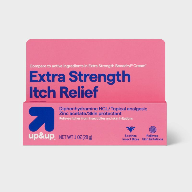 slide 1 of 4, Itch Relief Extra Strength Cream - 1oz - up&up™, 1 oz