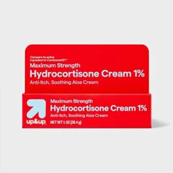 Anti-Itch 1% Hydrocortisone Maximum Strength Cream with Aloe - 1oz - up&up™