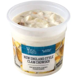 Meal Simple by H-E-B New England-Style Clam Chowder Soup