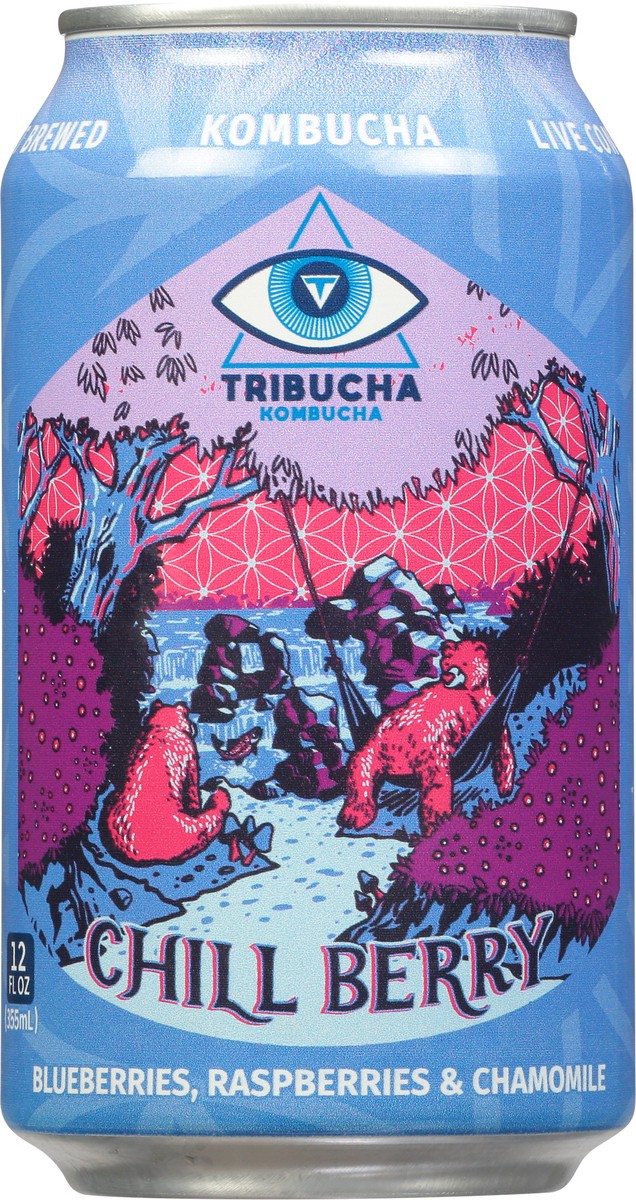 slide 2 of 9, Tribucha Chill Berry Kombucha - 12 oz, 12 oz