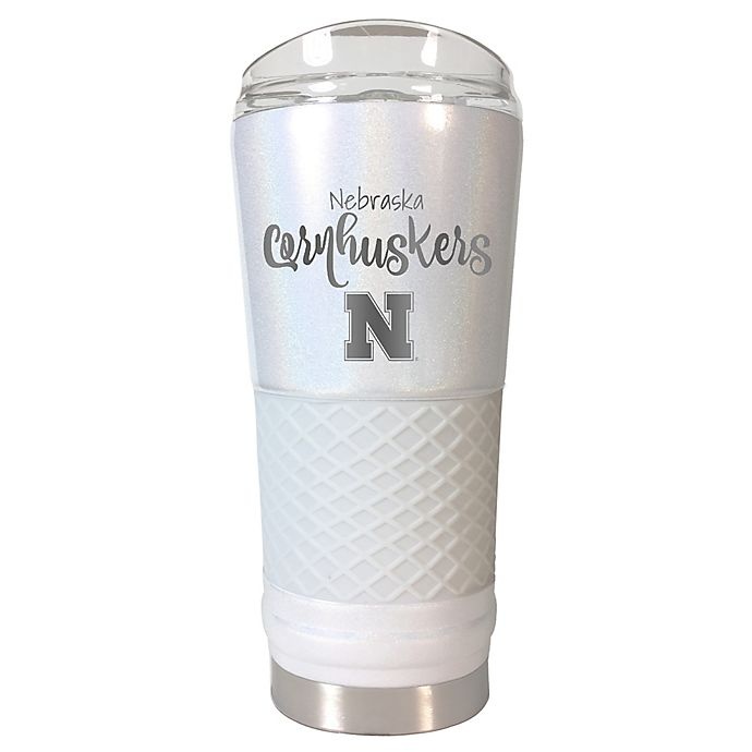 slide 1 of 1, NCAA University of Nebraska Opal Draft Tumbler, 24 oz