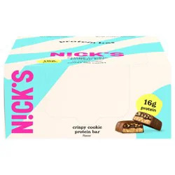 Nick's Crispy Cookie Protein Bars - 12 Pack