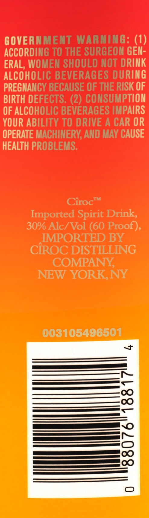 slide 4 of 9, CIROC Passion (Made with Vodka Infused with Natural Flavors), 1 L, 1 liter